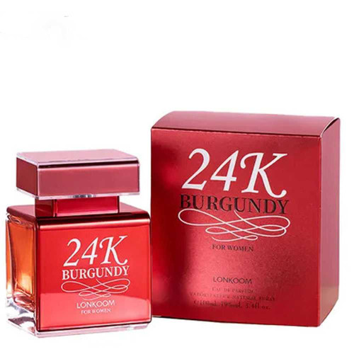 24K Burgundy Lonkoom for Women- 100ml 6928075613663