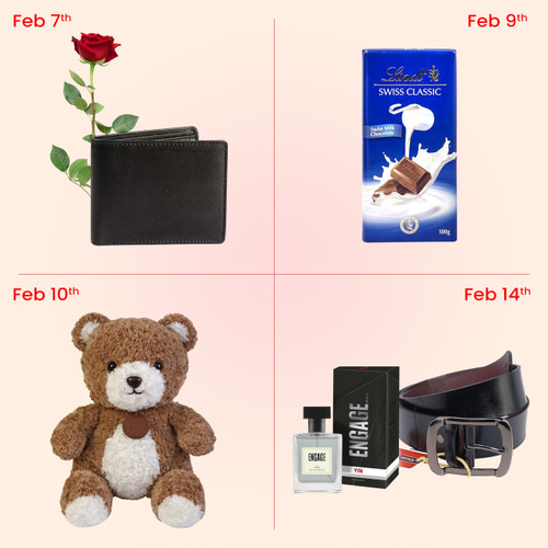 Multi-Day Valentine Celebration Hamper for Him