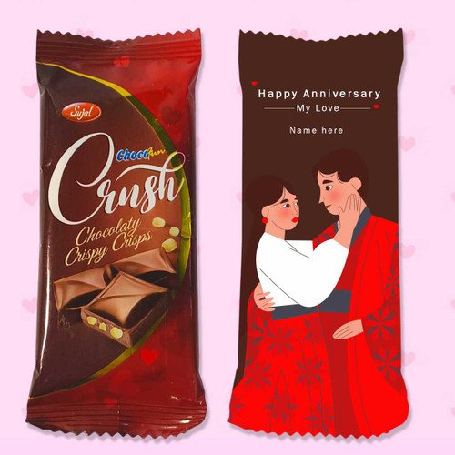 Anniversary Special Personalized Sujal Chocofun Crush Chocolate SPM-596