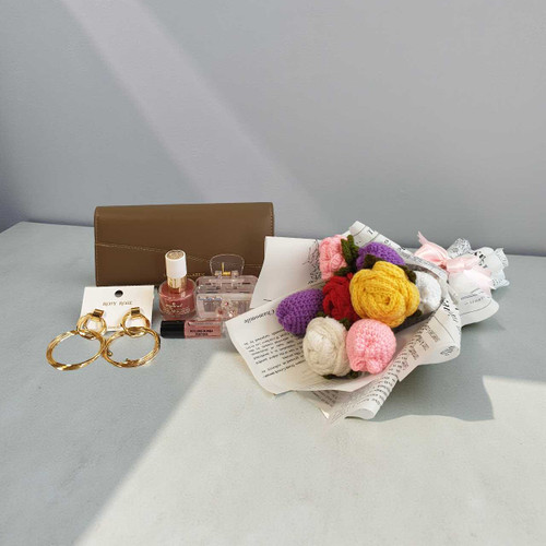 Graceful Accessories & Crochet Floral Bouquet JNK-6489