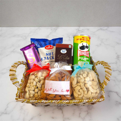 Snacks Gift Basket & Dry Nuts JNK-6500
