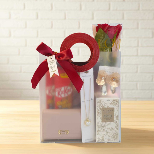 Stylish Gift Hamper with Jewellery & Chocolates for Her JNK-6576