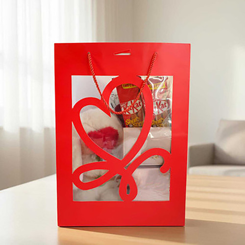 Rose Bouquet Gift with Perfume & Wallet for Her