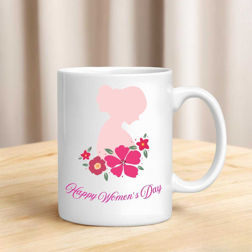 Floral Grace – Happy Women’s Day Printed Mug SPM-677