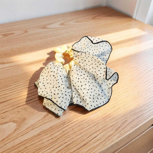 Layered Polka Dot Hair Scrunchie RB-45