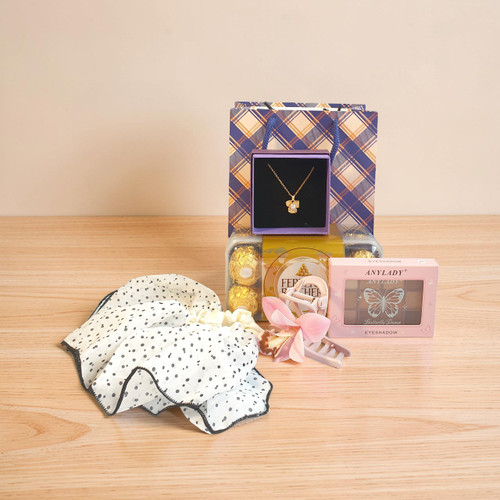 Luxury Necklace, Beauty & Chocolate Surprise Gift Set