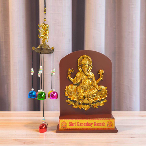 Positive Energy Chime & Prosperity Statue Gift Set BPL-1107