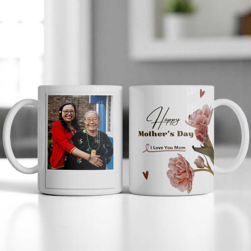 Personalized Mother's Day Ceramic Mug with Custom Photo SK-2157