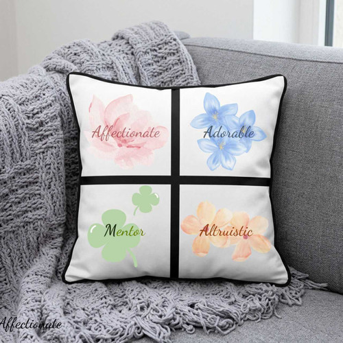 Affectionate Mentor Appreciation Cushion JNK-6797