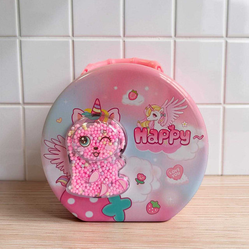 Pink Unicorn Coin Bank with Password Lock For Kids KT-11192