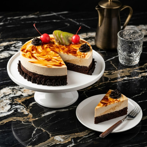Mocha Cheesecake From Traditional Bakery DKG-127