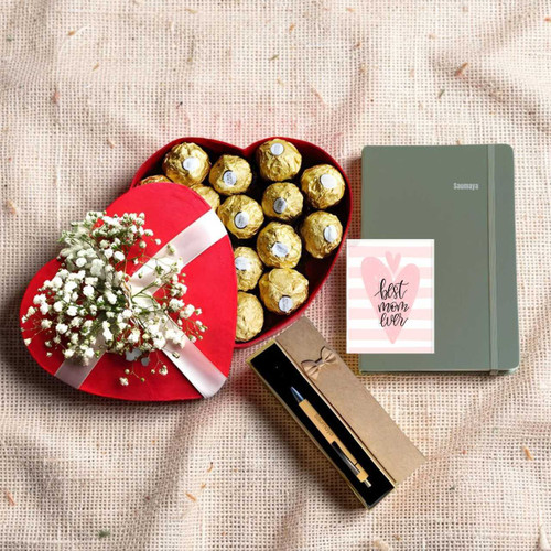 Best Mom Ever Chocolate & Personalized Gift Set DKG-130
