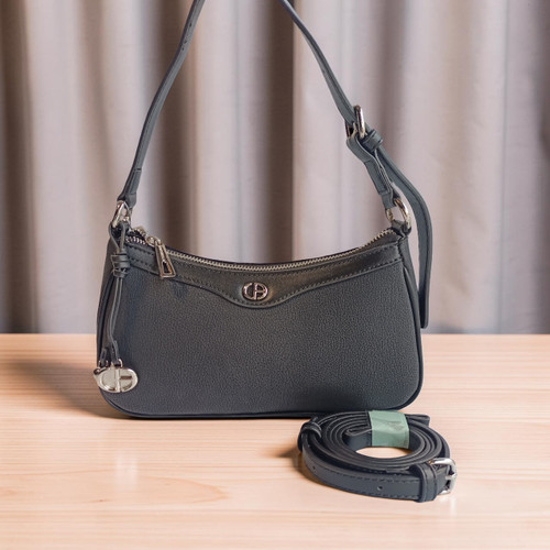 Chrisbella Classic Black Shoulder Handbag