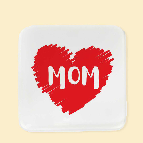 Mini Heart MOM Sublimation Fridge Magnet – 2” Square SK-2242