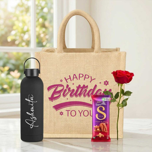 Special Birthday Surprise Set with Rose & Chocolate DKG-189