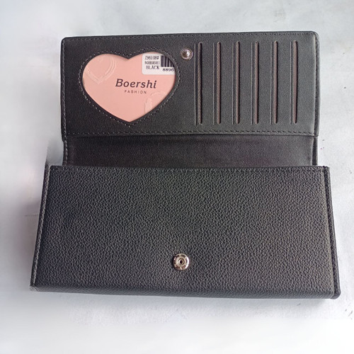 Premium Black Bi-Fold Hand Purse for Women