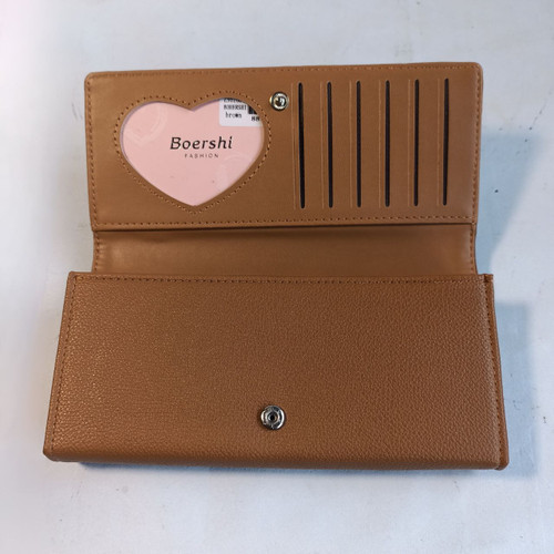 Premium Brown Bi-Fold Hand Purse for Women