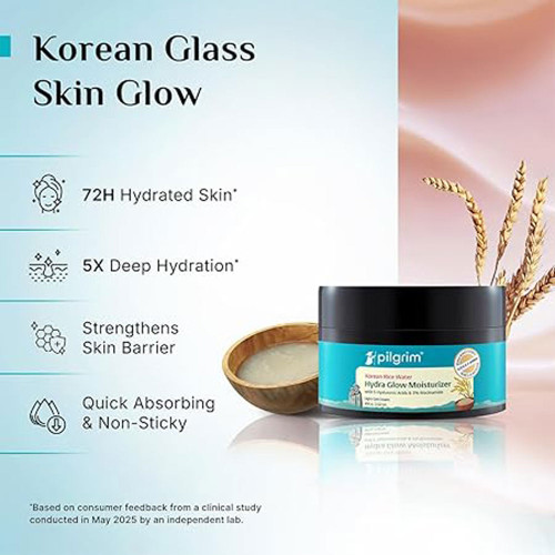 Pilgrim Korean Rice Water Hydra Glow Moisturizer-100g