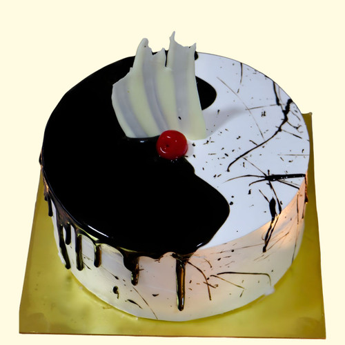 Chocolate Vanilla Cake - 1lb (Dharan Only) DHR-CK-05
