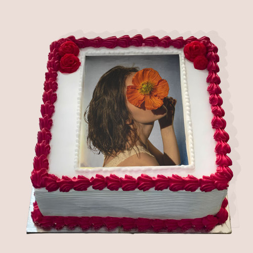 Black Forest Magic with Your Favorite Photo-2lb (Dharan Only)