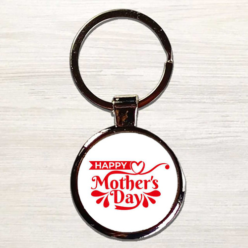 Personalized Happy Mother's Day Printed Keychain DKG-276