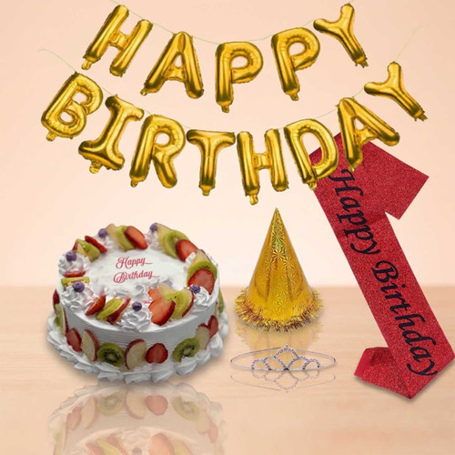 Fruit Cake & Birthday Essentials Set – Biratnagar Only BRT-AM-7