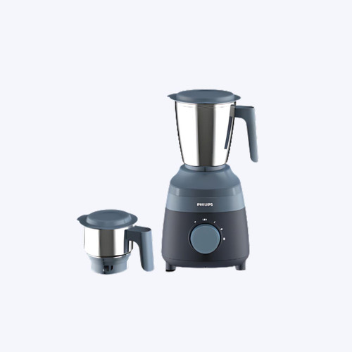 Philips 500W Blue Mixer Grinder Mixer with 2 Jars - HL1010/00