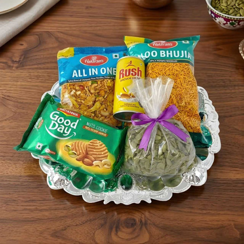 Delightful Crunchy Snacks & Nutritious Drink Hamper DKG-369