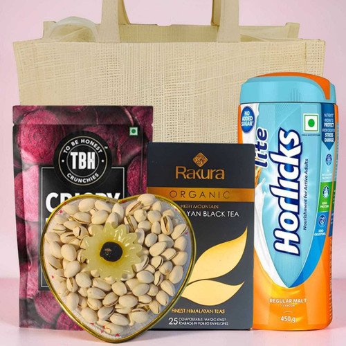 Tea, Snacks & Heartwarming Gift Set DKG-430