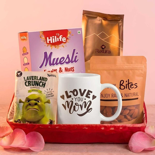 Healthy & Heartfelt Breakfast & Snack Gift Hamper DKG-436