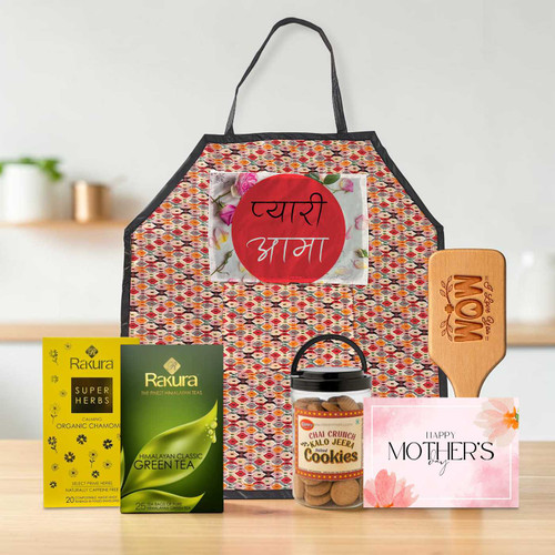 प्यारी आमा Special Gift Hamper with Thoughtful Keepsakes & Refreshing Treats DKG-458