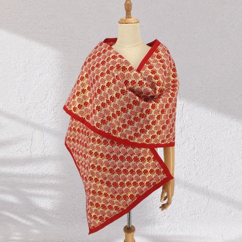 Laliguras Glitter Dhaka Shawl – Double Sided Wear SWL-3265