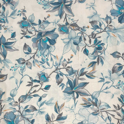 Pine Green Unstitched Kurta Set with Floral, Pote & Pearl Embellished Design KRT-1320