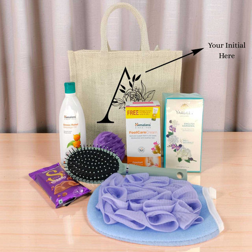 Personalized Self-Care & Relaxation Gift Hamper DKG-493