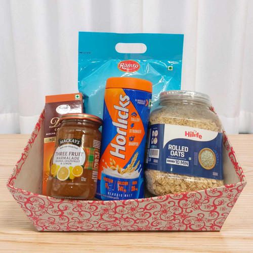Premium Breakfast Delight Hamper with Lindor AM-01