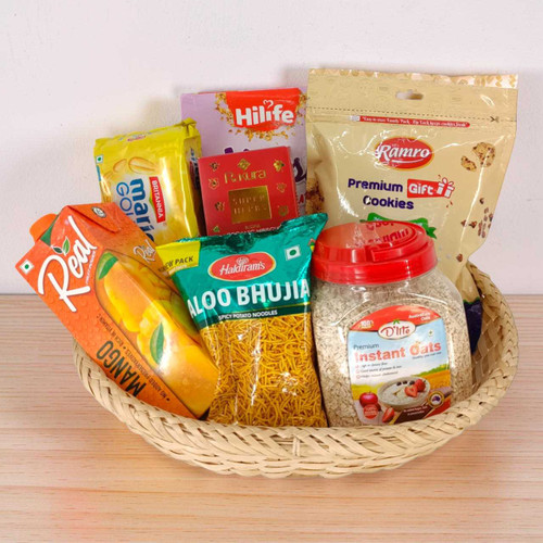 Nutritious & Tasty Gift Basket Hamper AM-40