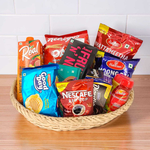 Assorted Snacks Gift Basket JNK-6932