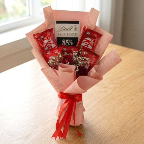 Premium Dark & KitKat Chocolate Gift Bouquet DKG-669
