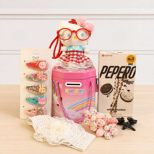 Unicorn Piggy Bank & Cute Accessories Gift Set for Kids JNK-6955