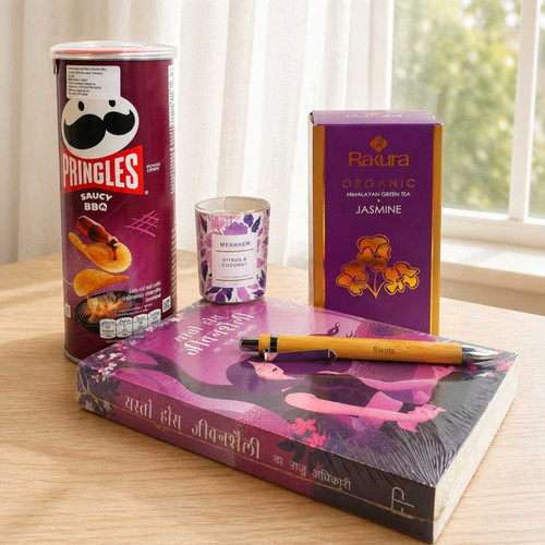 Premium Herbal Wellness Gift Hamper with Tea & Candle SK-2454