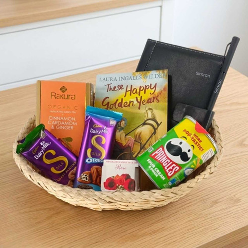Personalized Pen & Diary With Snacks Gift Set SK-2487