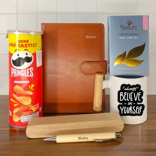 Premium Personalised Essentials & Snack Combo