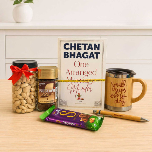 Motivational Coffee, Books & Personalized Gift With Pen SK-2511