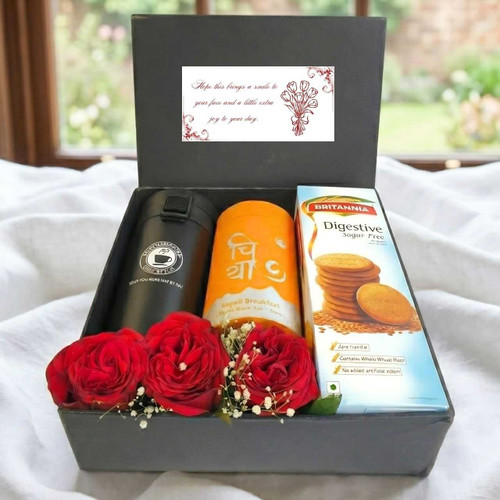 Wellness Tea Gift Set with Rose JNK-7022