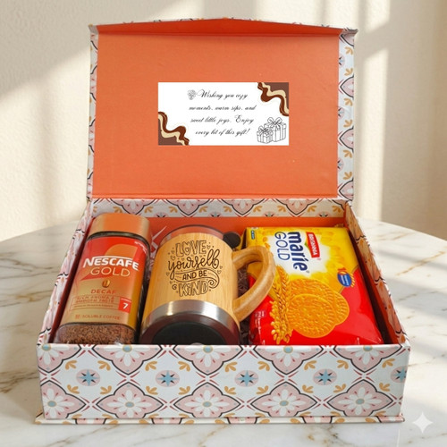 Warm Wishes Coffee Break Gift Set With Biscuit & Mug