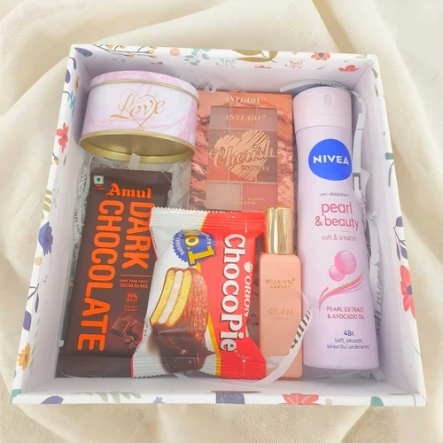 Beauty Gift Box with Perfume & Candle JNK-7058