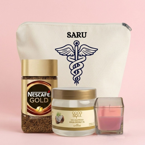 Nurse Relaxation Gift Set with Coffee & Candle