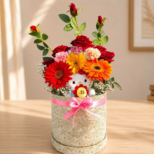 Charming Blooms & Adorable Keychain Combo SK-2632