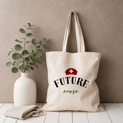 Nurse Day Off White Tote Bag for Nurses SK-2648