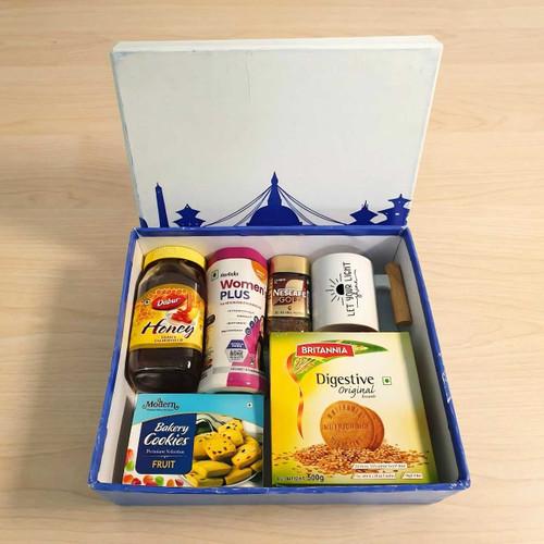 Snacks Gift Box with Honey & Women's Horlicks JNK-7143